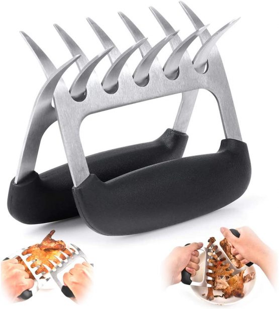 AYANJING Meat ClawBarbecue Claw, Stainless Steel Meat Claw, Minced