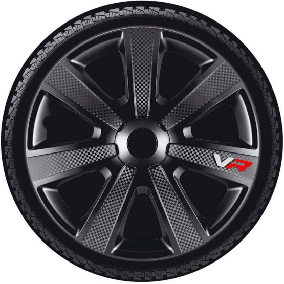 Set wheel covers VR 16-inch black/carbon-look/logo - Image 3