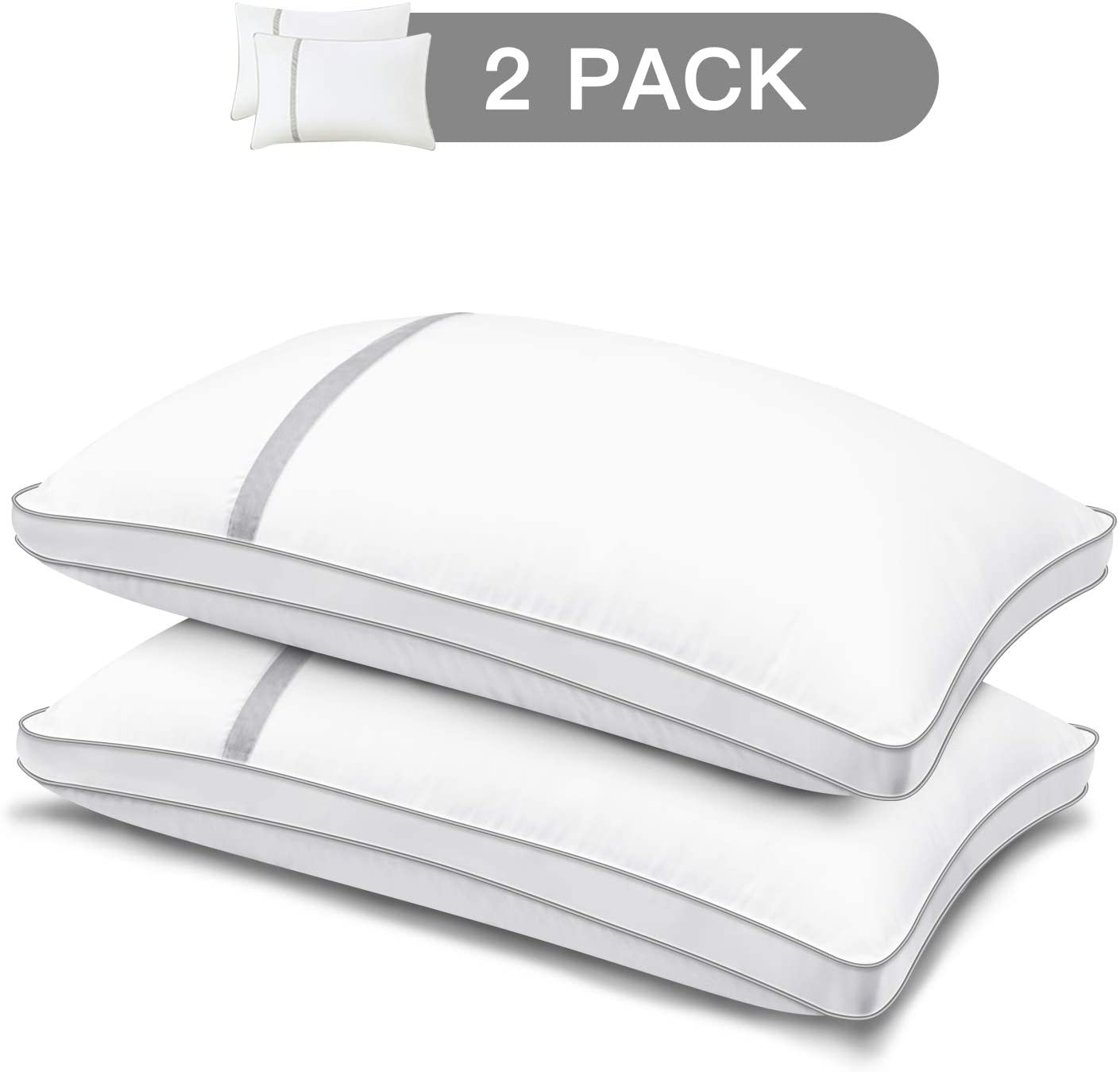 BedStory 2 Pack Sleeping Pillows - Image 3