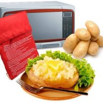 Multifunction Microwave Bag Microwave Oven Cooking Potato Tortillas maiskool Pressing Baking Tool, Cooker Potato 4 Minutes Fast Reusable Washable (Pack of 1)