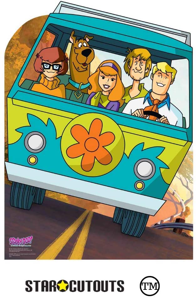 STAR CUTOUTS SC1357 Scooby Doo Mystery Machine Cardboard Cutout Stand-In, Scooby Doo Van Stand in, Regular