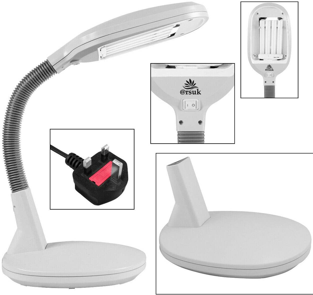 ARSUK Table Lamp Near Daylight High Vision Desktop Light BigaMart