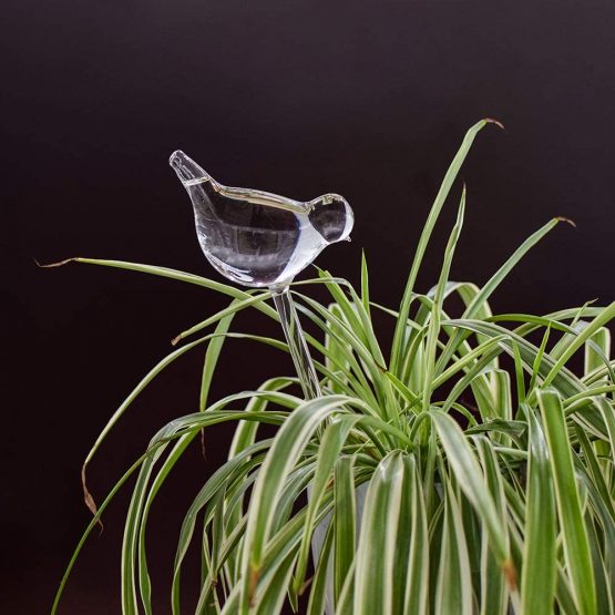3 Packs Bird Glass Automatic Plant Waterer,Animal Watering Bulbs,Glass Self-Watering Stakes Water Globe Automatic Irrigation Device for Indoor & Outdoor Plants, Houseplant Garden Flower - Image 2
