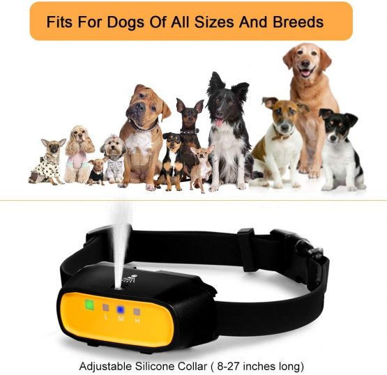 WWVVPET Citronella Spray Dog Training Collar with Remote Control,2 Modes Spray+Vibration