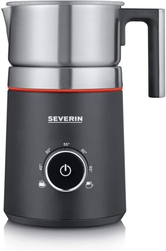 Severin SM 3586 Induction Milk Frother Spuma 700, milliliters, Black-Stainless Steel - Image 2