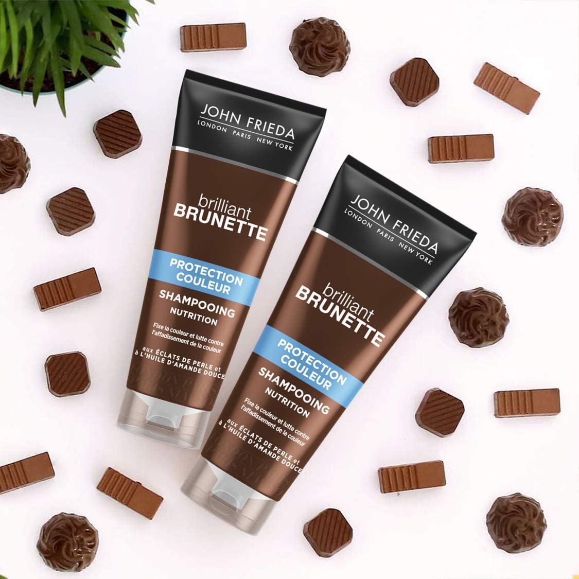 JOHN FRIEDA Brilliant Brunette Colour Protection Nutrition Shampoo 250 ml, chestnut, 250 ml (Pack of 1) - Image 3