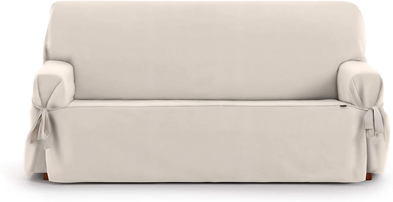 Eysa Sofa Cover, Cotton, Beige, 140-180cm, 2 seaters