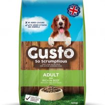 Gusto Complete Adult Working Dog Beef and Veg, 12 kg