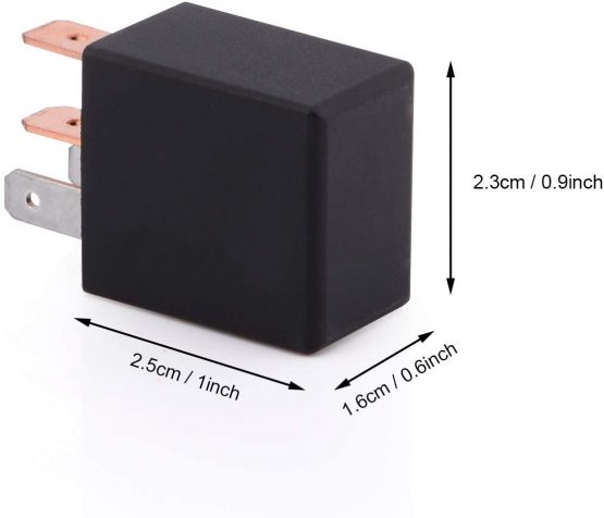 Ehdis 4 Pin 12V Relay 30A Multi-Purpose Automotive Truck Car Relay Heavy Duty Standard Relay Kit, Pack of 2 - Image 4