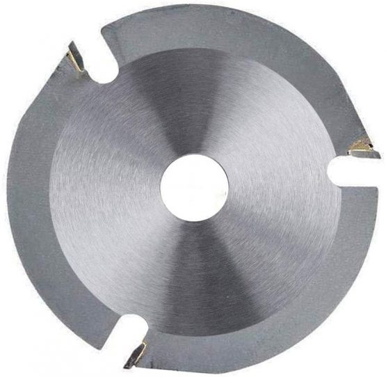 Grinder Wood Cutting Blade Disc, Wood Disc Circular Saw Blade Cutter Tool, 4 inch Angle Grinder-3 Teeth Shaping Disc for 100/115 Angle Grinder