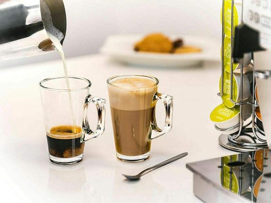 6X Latte Glasses Tea Coffee Cappuccino Hot Drink Mug Cups 240ml High Temperature Resistant - by Guilty Gadgets - Image 2