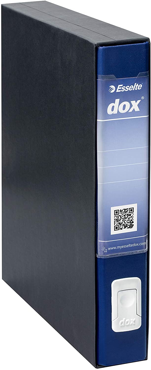 Rexel Esselte Dox 4 Class Box Lever Arch File, A4. Blue