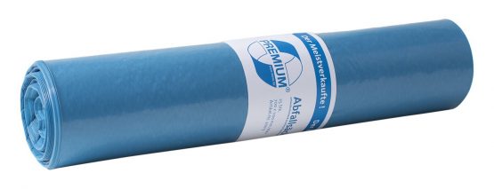 DEISS PREMIUM 10065 Rubbish Sacks 700mm x 1100mm x 0.06mm Blue (Pack of 15)