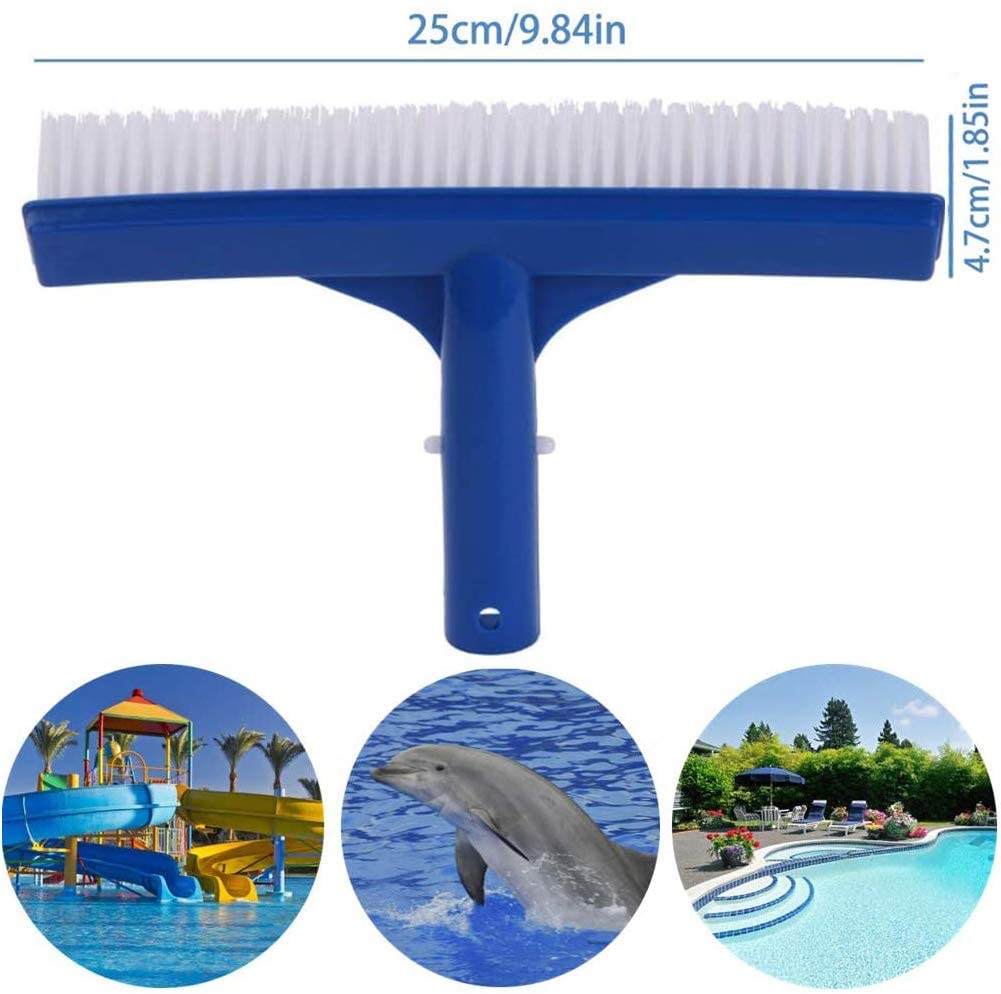 BETOY Pool Cleaning Brush, Swimming Pool Cleaning Brush Head Pool Brush Head for Spa Hot Spring, Tubs, Walls, Tile, Floors,25x4.5cm - Image 2