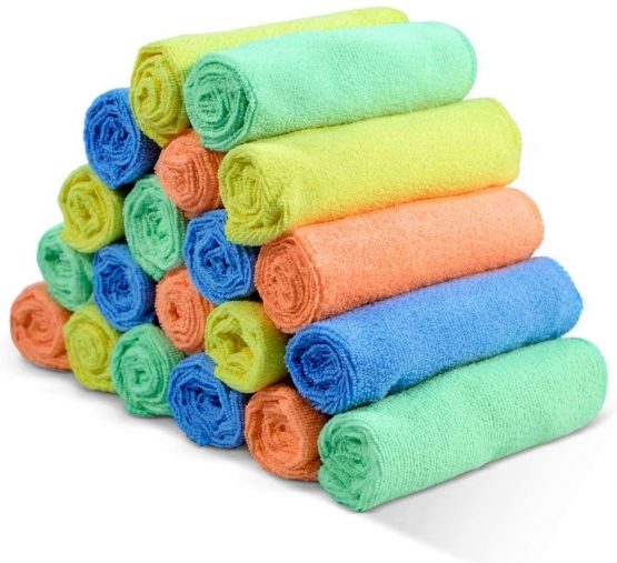 Masthome Cleaning Cloth,24pcs Lint Free Microfibre Cleaning Rags for Kitchen,Windows,Car Cleaning-Machine Washable, 40 X 30cm - Image 2