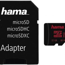 Hama MicroSDHC 32GB UHS Speed Class 3 UHS-I 80MB/s + Adapter/Photo