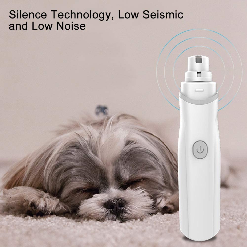 Sweet48 Pet Nail Grinder, Portable Electric Dog Nail File Trimmer with