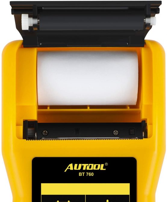 AUTOOL BT-760 12V/24V Auto Battery Load Tester Built-in Thermal Printer with 3PCS Thermal Paper for All Cars Charging System Diagnostic Tool - Image 4