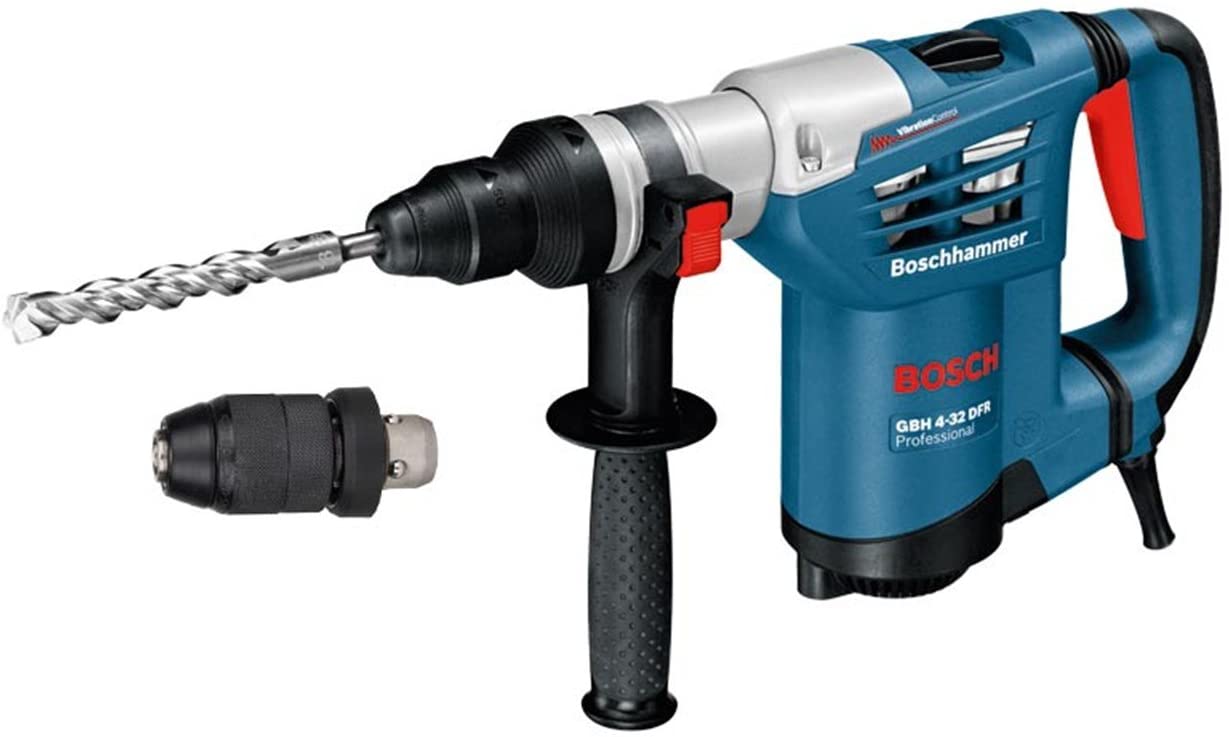 Bosch Professional GBH 4-32 DFR Corded 110 V Rotary Hammer Drill with SDS Plus, Navy Blue