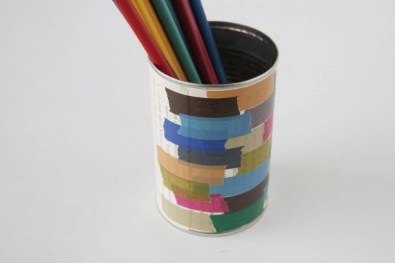 mt Washi Masking Tape Roll - Matte Black - Image 4