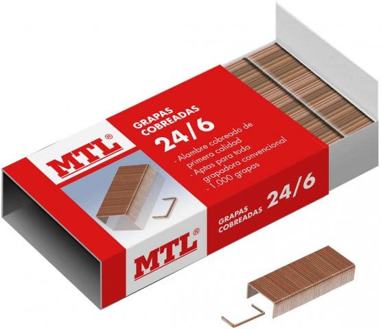 dohe 79185 – Box with 1000 cobreadas Staples 24/6