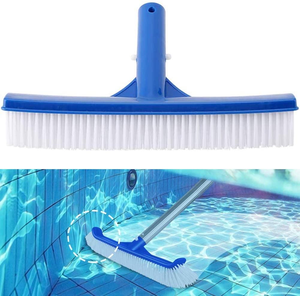 BETOY Pool Cleaning Brush, Swimming Pool Cleaning Brush Head Pool Brush Head for Spa Hot Spring, Tubs, Walls, Tile, Floors,25x4.5cm