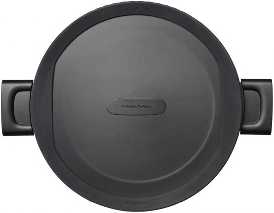 Fiskars 1052228 Casserole, Dia: 26 cm, Capacity: 5 litres, Suitable for All Types of hobs, Aluminium/Plastic, Scratch-Resistant, Non-Stick Coating, Hard Face, 5 liters - Image 3