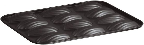 Gobel 395 x 200 mm Non-Stick 12-Hole Madeleine Tin, Brown - Image 2