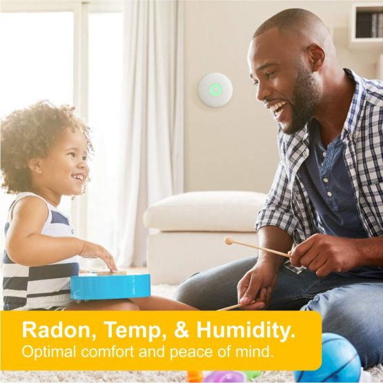 Airthings 2950 Wave Radon - Smart Radon Gas Detector, Free App & Dashboard, Humidity and Temp, Accurate, No Lab Fees, Battery-operated, Bluetooth, Works With Google Assistant, Amazon Alexa - Image 3