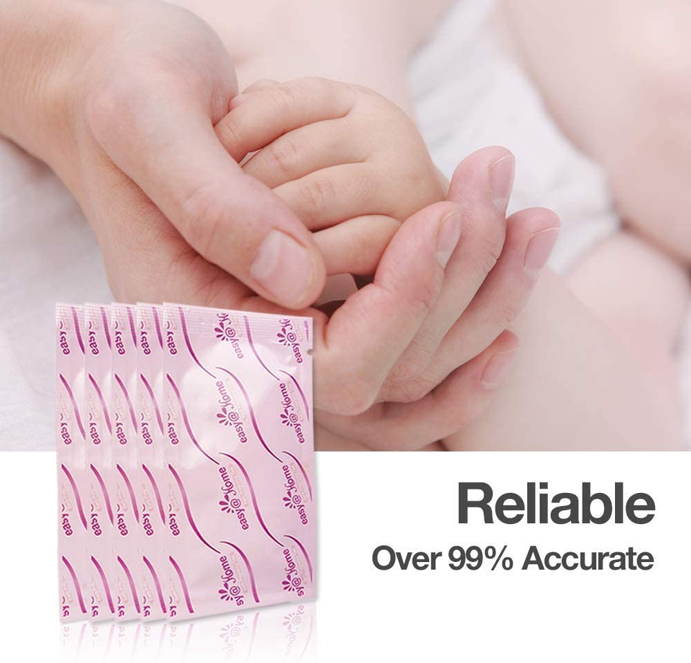 Easy@Home 25 Pregnancy Test Strips for Early Detection 10 mIU/ml, Fertility Test Kit, 25 HCG, 25HCG - Image 4