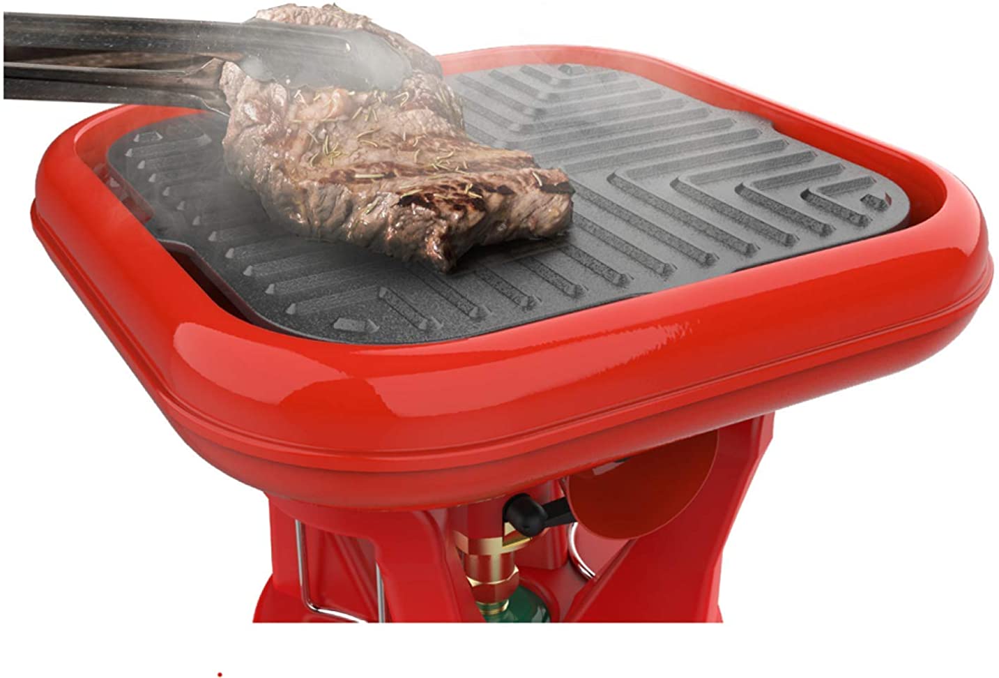 Calor 5015367016408 Grill2Go Gas BBQ, Red, 37x37x51 cm BigaMart