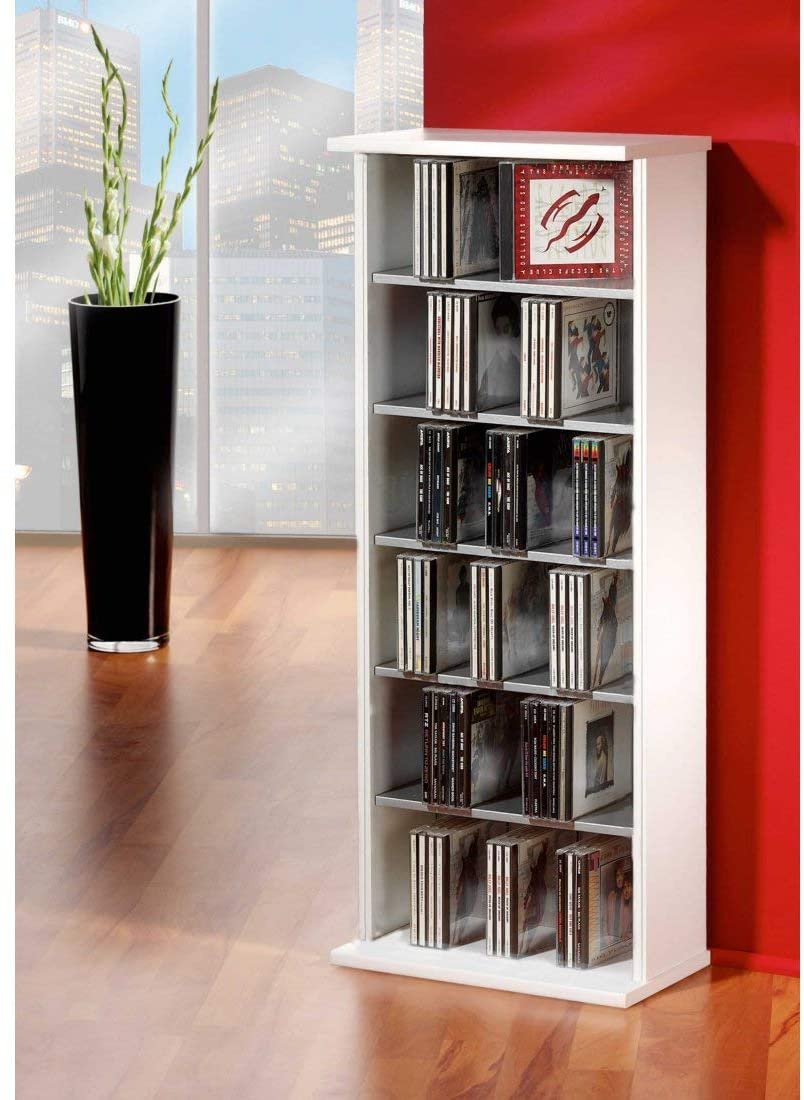 VCM Shelf Shelving Storage Unit Bookshelf Bookcase Cabinet CD DVD Tower ...