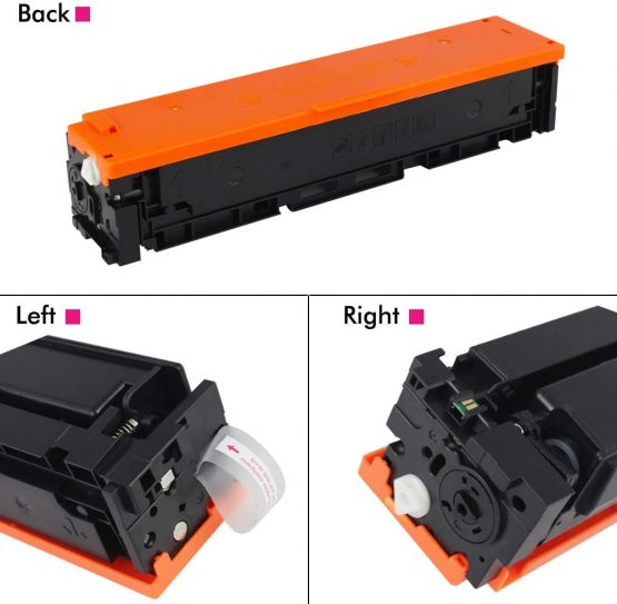 Amstech Compatible Toner Cartridge Replacement for HP 203X CF540X 203A CF540A Color Laserjet Pro MFP M281fdw M254dw M281fdn M280nw M281cdw M254nw M254dn M281 (Black Cyan Yellow Magenta, 4-Pack) - Image 3