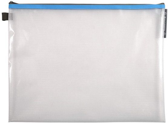 Exacompta 34160E – Eva 30/10th 29.7 x 42 cm Soft Plastic Zipped Pouch, Random Colour