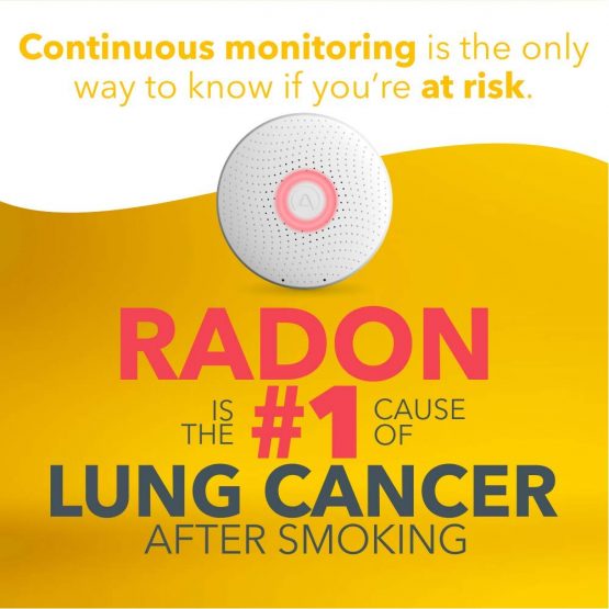 Airthings 2950 Wave Radon - Smart Radon Gas Detector, Free App & Dashboard, Humidity and Temp, Accurate, No Lab Fees, Battery-operated, Bluetooth, Works With Google Assistant, Amazon Alexa - Image 2