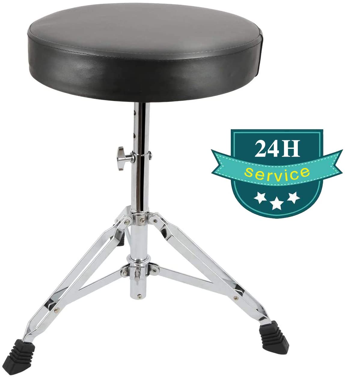 EastRock Drum Stool Drum Throne,Height Adjustable Padded Drum Seat