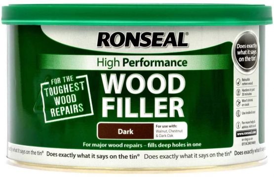 Ronseal HPWFD275G 275g High Performance Wood Filler - Dark - Image 2