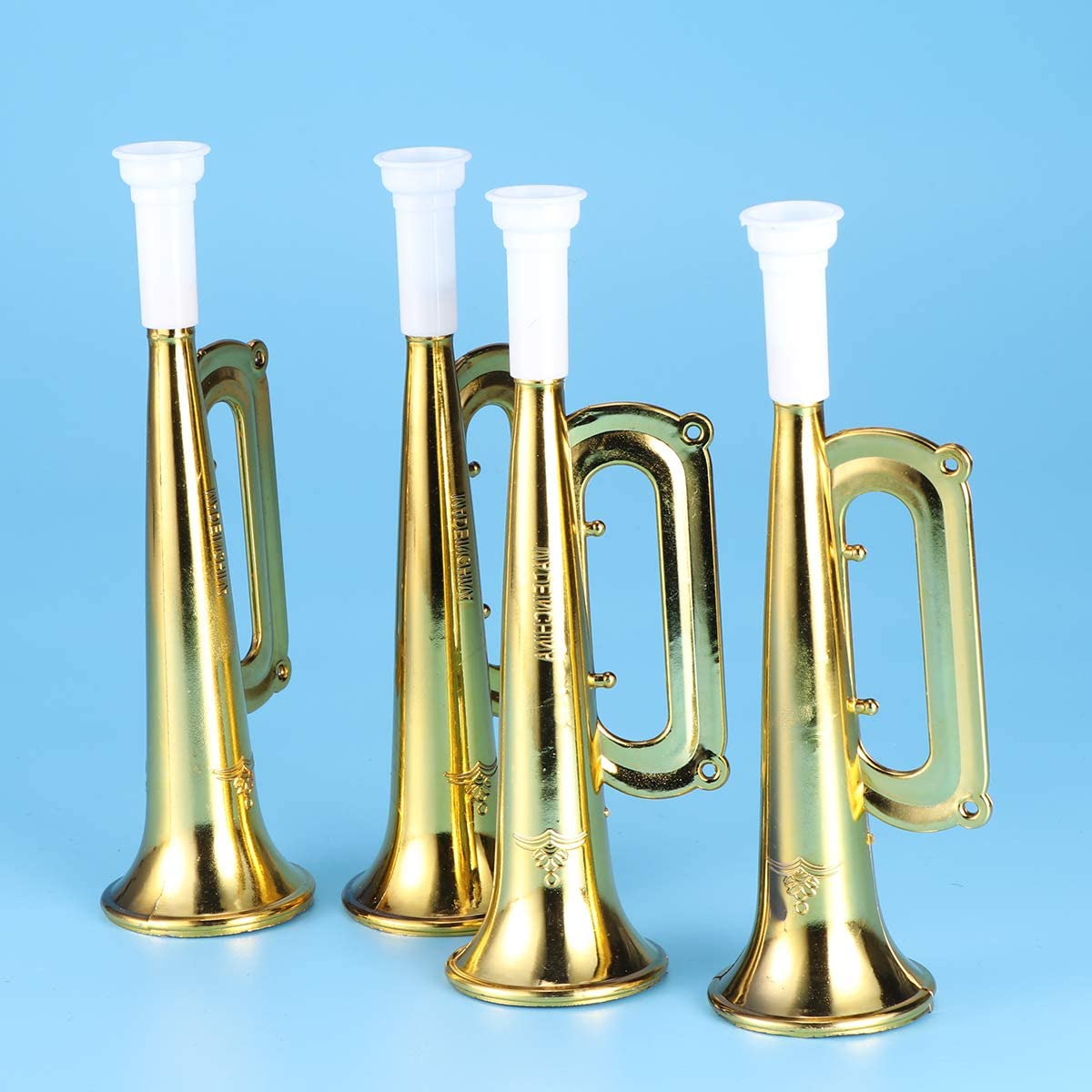 NUOBESTY 12pcs Plastic Trumpet Noise Maker Kids Trumpet Horn Wind Instrument Gift for Birthday