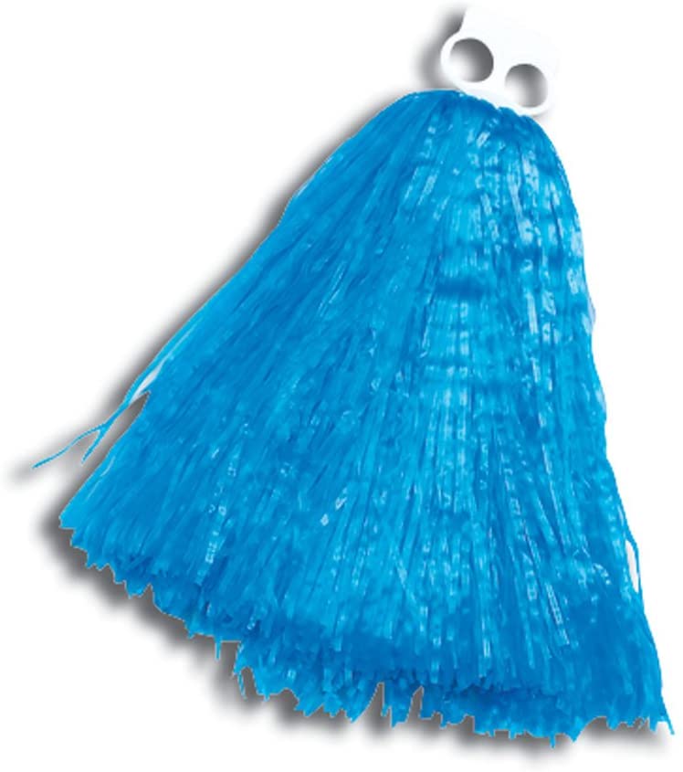 Blue Small Pom Pom (Pack of 1), Vibrant Design, Perfect Accessory for Sports & Games, DIY Party Decorations, Photoshoot