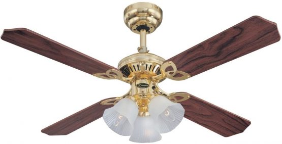Westinghouse Princess Trio 105 cm/ 42-inches Ceiling Fans, White-White Cane/ White - Image 2