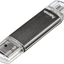 Hama | 123924 16GB Flashpen Laeta TWIN Drive | Memory Stick | Mirco USB | Grey
