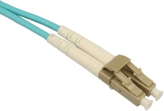 Jopto LC to LC OM4 Fibre Patch Cable Multimode (LSZH) 50/125 10G Duplex 1m/ 100cm Fibre Optic Cable LC/UPC to LC/UPC OM4 Multimode Duplex Fibre Optic Cable 50/125um LSZH - Optics Lead Series - Image 2
