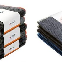 Glart 443TPO 3 Super Absorbent Microfibre Thick Plush Cloths 40 x 40 cm + Glart 2-Piece Set of Microfibre Cloths, 40 x 40 cm
