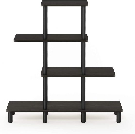 Furinno Toolless Shelves, Wood, Espresso/Black, one size