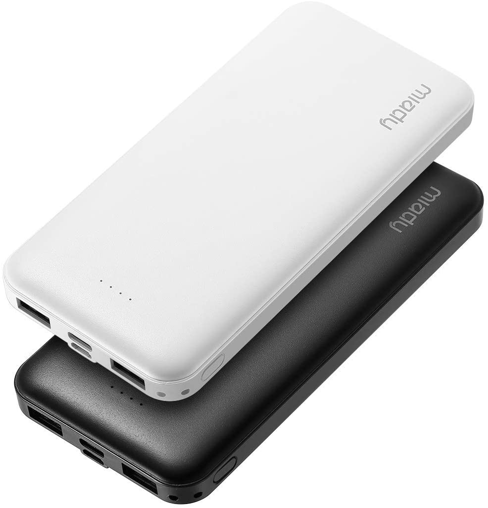 2 PackMiady 10000mAh Power Bank