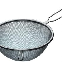 KitchenCraft KCSTRAIN16SS Medium / Small Sieve, Stainless Steel, 16cm, Silver
