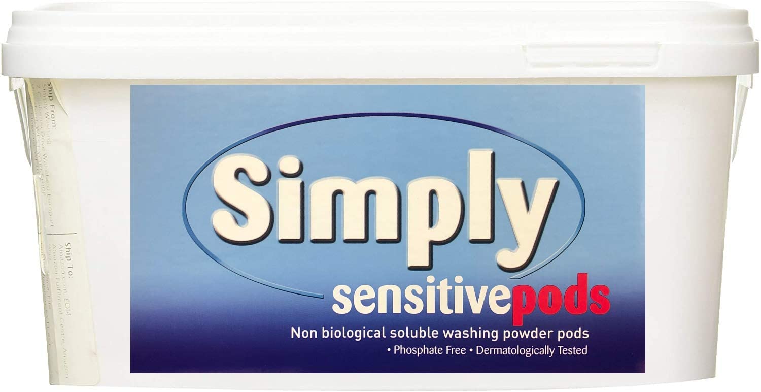 Simply Sensitive Non-Bio Soluble Powder Soft-Tabs - Pack of 100 Washes, 100 Count (Pack of 1)