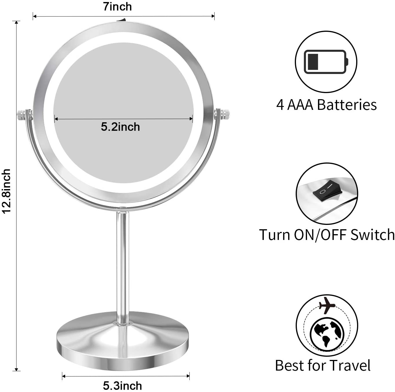 led light table top mirror led light table top mirror