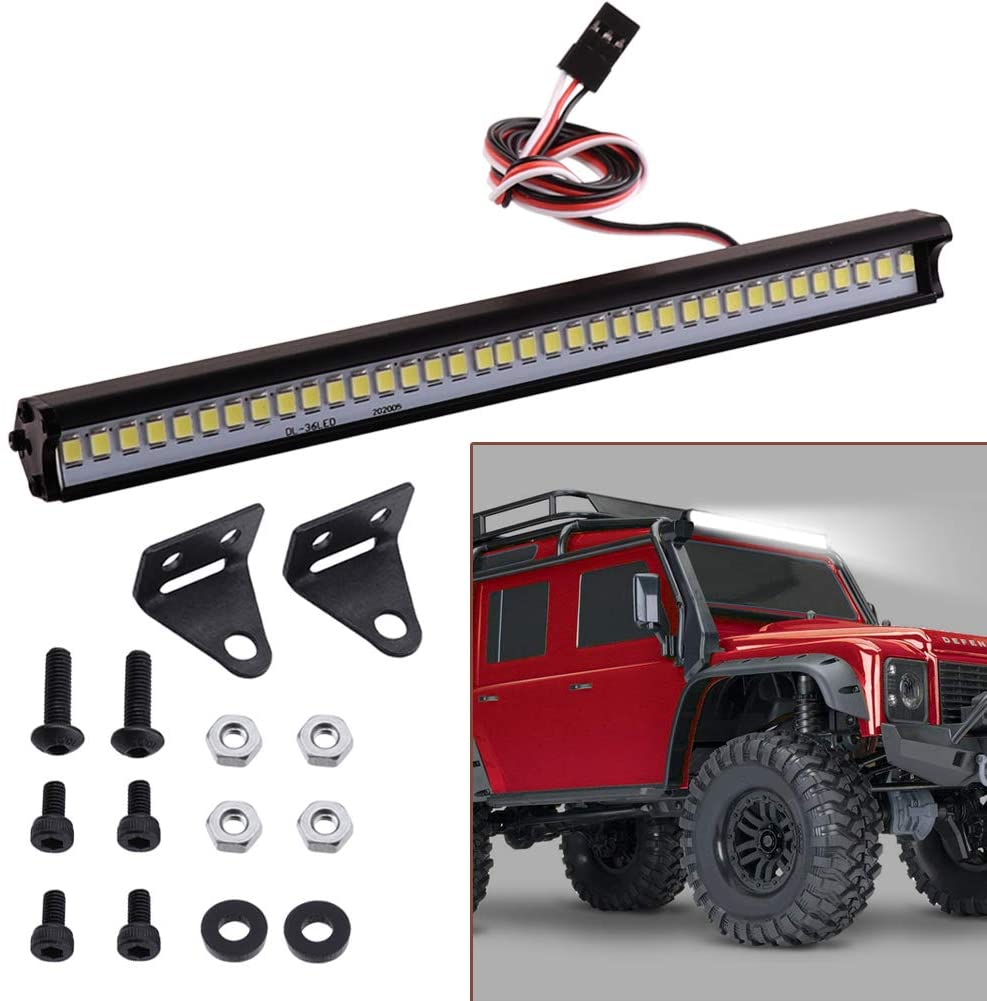 Hobbypark Trx4 RC Car LED Light Bar Kit 36 LEDs for Traxxas TRX4 Axial