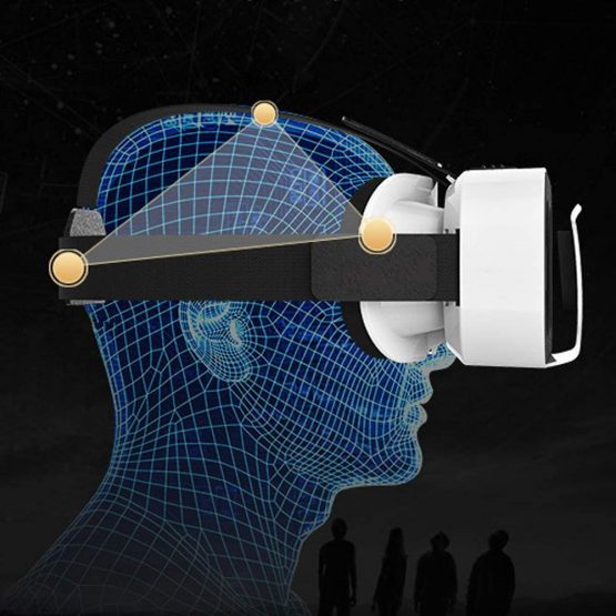 Virtual Real Store VR Headset Compatible with iPhone & Android Phone-Virtual Reality Headsets Google Cardboard -Mini Exquisite Light Weight- Comfortable New 3D VR Glasses(VR4.0 VR BOX, 1 PACK) - Image 4